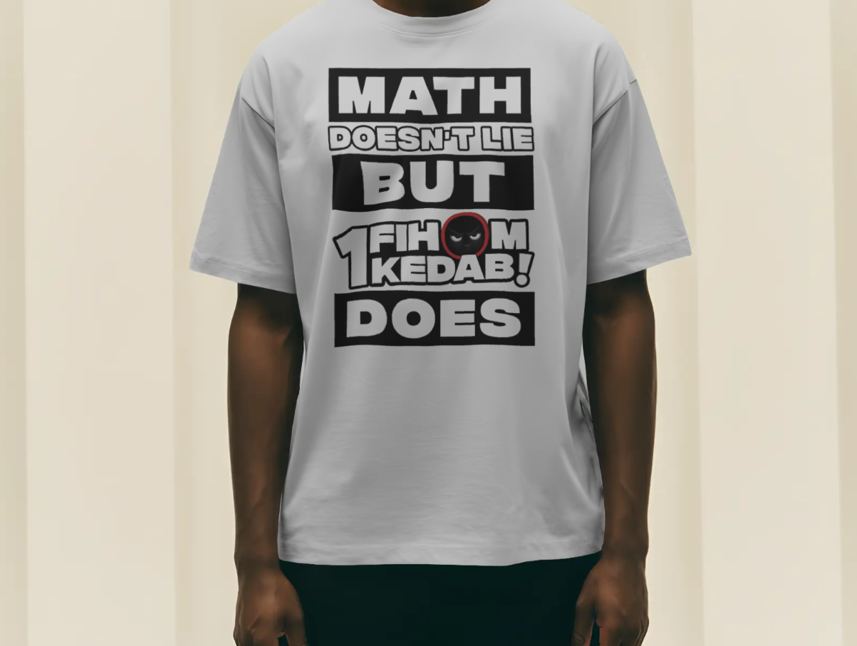 Math Doesn't Lie T-shirt Oversize